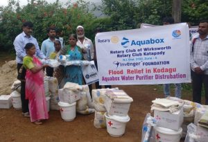 Aquabox aid in Kerala 3