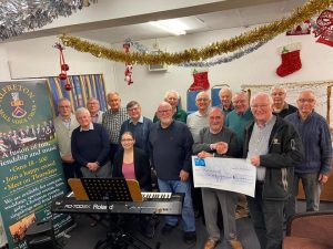 Alfreton Male Voice Choir donation