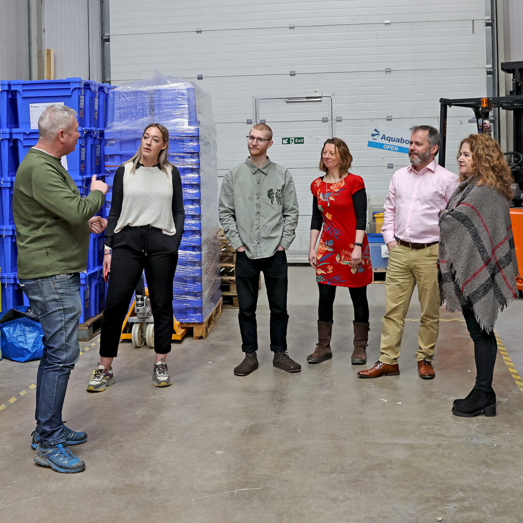 Peak Translations team at Aquabox in the Wearhouse