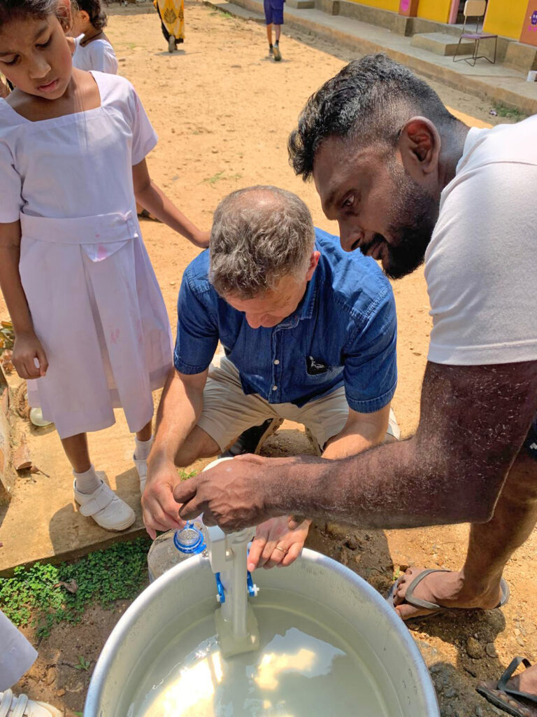 Aquabox family filter at Thannayaya Primary School